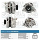Generator 14 V MEAT & DORIA 55351007