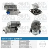 Starter 12 V 1,4 kW MEAT & DORIA 5040559