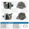 Generator 14 V MEAT & DORIA 55351021