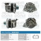Generator 14 V MEAT & DORIA 55351021