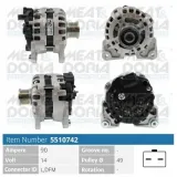 Generator 14 V MEAT & DORIA 5510742