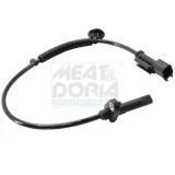 Sensor, Raddrehzahl Hinterachse MEAT & DORIA 901253
