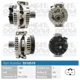Generator 14 V MEAT & DORIA 5510519