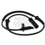 Sensor, Raddrehzahl Vorderachse rechts Vorderachse links MEAT & DORIA 901262