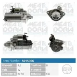Starter 12 V 1,2 kW MEAT & DORIA 5015306