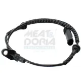 Sensor, Raddrehzahl Vorderachse MEAT & DORIA 901296