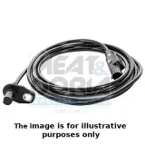 Sensor, Raddrehzahl Hinterachse rechts MEAT & DORIA 90950E
