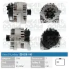 Generator 14 V MEAT & DORIA 55151110