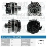Generator 14 V MEAT & DORIA 5510720