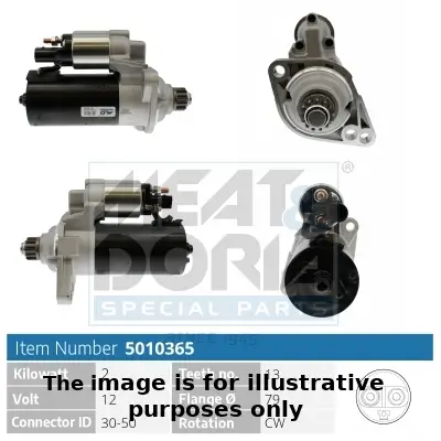 Starter 12 V 2,2 kW MEAT & DORIA 5010365G