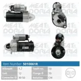 Starter 12 V 1,7 kW MEAT & DORIA 5010061R