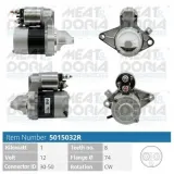 Starter 12 V 1 kW MEAT & DORIA 5015032R
