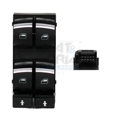 Schalter, Fensterheber 12 V vorne links MEAT & DORIA 26678