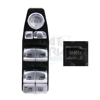 Schalter, Fensterheber 12 V vorne links MEAT & DORIA 26682 Bild Schalter, Fensterheber 12 V vorne links MEAT & DORIA 26682