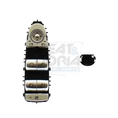 Schalter, Fensterheber 12 V vorne links MEAT & DORIA 26701