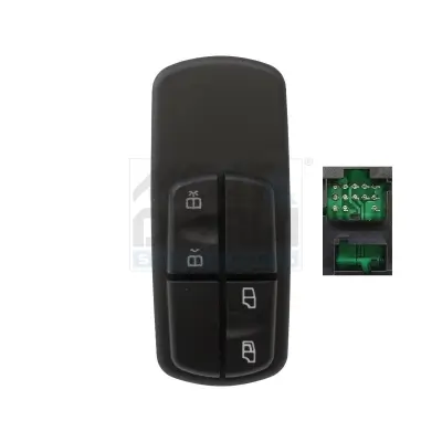 Schalter, Fensterheber 12 V vorne links MEAT & DORIA 26731 Bild Schalter, Fensterheber 12 V vorne links MEAT & DORIA 26731