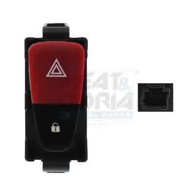 Warnblinkschalter 12 V MEAT & DORIA 23686 Bild Warnblinkschalter 12 V MEAT & DORIA 23686