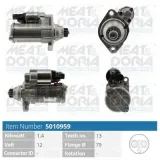 Starter 12 V 1,4 kW MEAT & DORIA 5010959