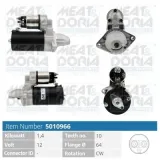 Starter 12 V 1,4 kW MEAT & DORIA 5010966