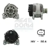 Sensor, Raddrehzahl Vorderachse rechts Hinterachse rechts MEAT & DORIA 90181