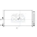 Kondensator, Klimaanlage MEAT & DORIA 991000