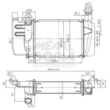 Ladeluftkühler MEAT & DORIA 995065