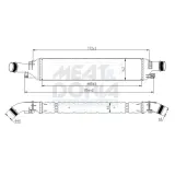 Ladeluftkühler MEAT & DORIA 995075