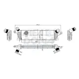 Ladeluftkühler MEAT & DORIA 995308