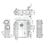 Ladeluftkühler MEAT & DORIA 995374