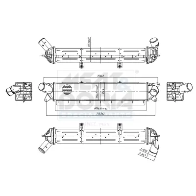 Ladeluftkühler MEAT & DORIA 995460