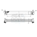 Ladeluftkühler MEAT & DORIA 995495
