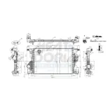 Ladeluftkühler MEAT & DORIA 995534