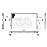 Ladeluftkühler MEAT & DORIA 995552
