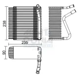 Verdampfer, Klimaanlage MEAT & DORIA 997005