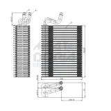 Verdampfer, Klimaanlage MEAT & DORIA 997010