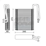 Verdampfer, Klimaanlage MEAT & DORIA 997015