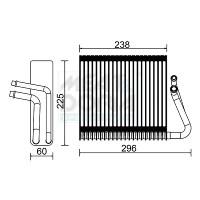 Verdampfer, Klimaanlage MEAT & DORIA 997016