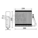 Verdampfer, Klimaanlage MEAT & DORIA 997016
