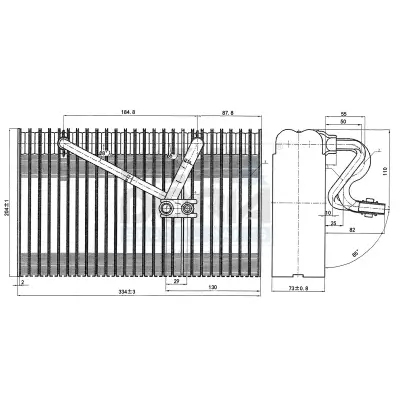 Verdampfer, Klimaanlage MEAT & DORIA 997017