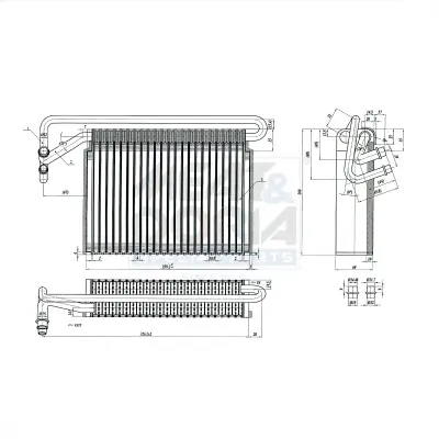 Verdampfer, Klimaanlage MEAT & DORIA 997022 Bild Verdampfer, Klimaanlage MEAT & DORIA 997022