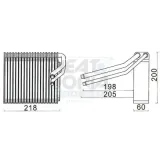 Verdampfer, Klimaanlage MEAT & DORIA 997024