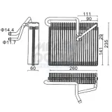 Verdampfer, Klimaanlage MEAT & DORIA 997028