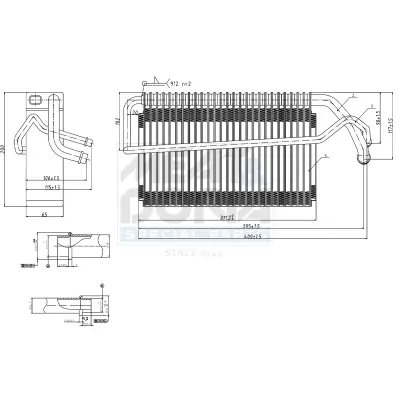 Verdampfer, Klimaanlage MEAT & DORIA 997039