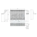 Verdampfer, Klimaanlage MEAT & DORIA 997041