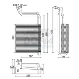 Verdampfer, Klimaanlage MEAT & DORIA 997045
