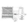 Verdampfer, Klimaanlage MEAT & DORIA 997054