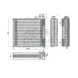 Verdampfer, Klimaanlage MEAT & DORIA 997055