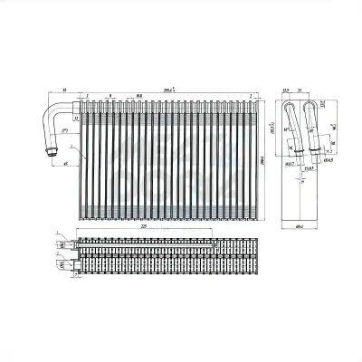 Verdampfer, Klimaanlage MEAT & DORIA 997065 Bild Verdampfer, Klimaanlage MEAT & DORIA 997065