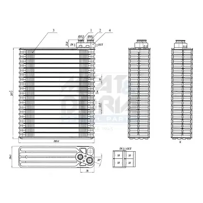 Verdampfer, Klimaanlage MEAT & DORIA 997069