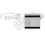 Verdampfer, Klimaanlage MEAT & DORIA 997081